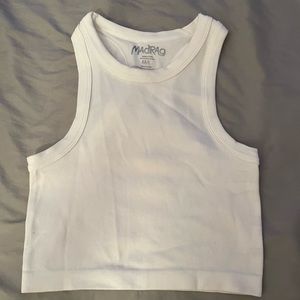 White MadRag halter top